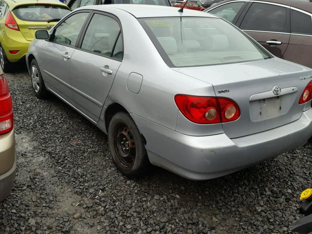 2T1BR32E56C707862 - 2006 TOYOTA COROLLA CE SILVER photo 3