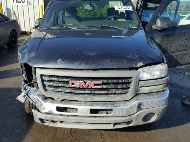 1GTEK14V95E212305 - 2005 GMC NEW SIERRA BLUE photo 7