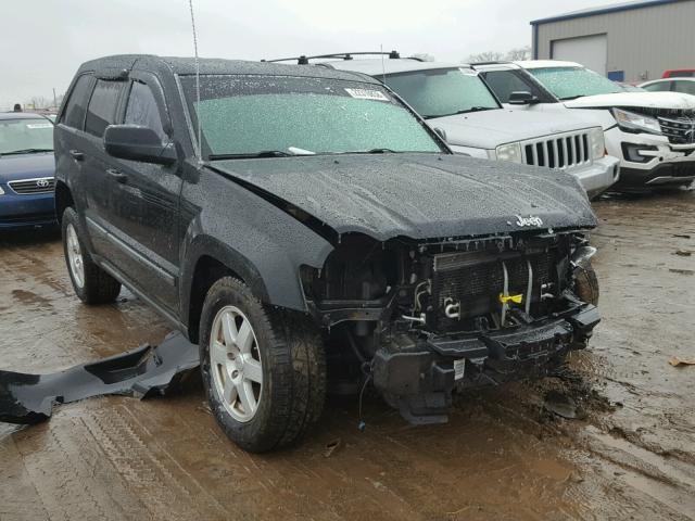 1J8GR48K88C126207 - 2008 JEEP GRAND CHER BLACK photo 1