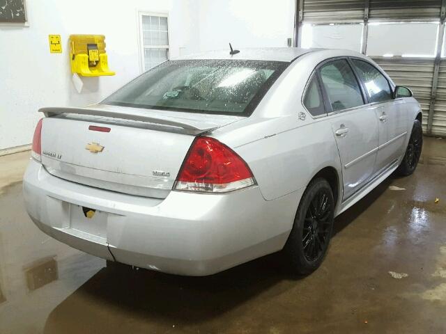 2G1WT57KX91321575 - 2009 CHEVROLET IMPALA 1LT SILVER photo 4