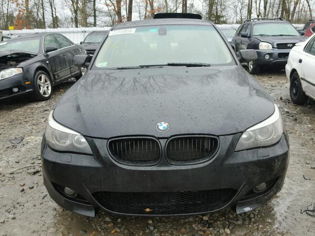 WBANF73586CG66938 - 2006 BMW 530 XI BLACK photo 9