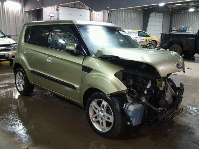 KNDJT2A20A7085504 - 2010 KIA SOUL + GREEN photo 1