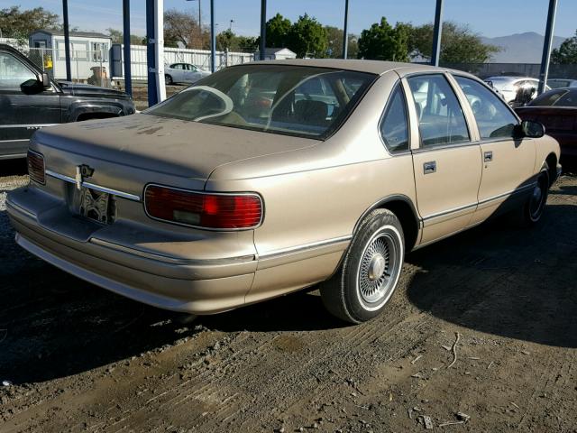 1G1BL52W5TR185976 - 1996 CHEVROLET CAPRICE CL 金色 照片 4