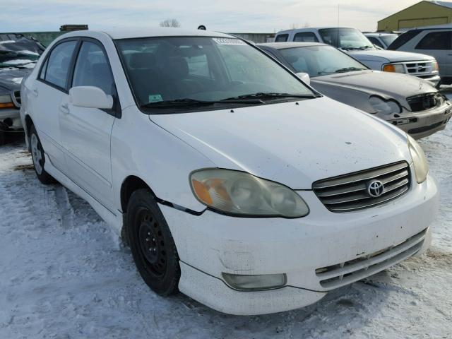 1NXBR32EX4Z334250 - 2004 TOYOTA COROLLA CE WHITE photo 1