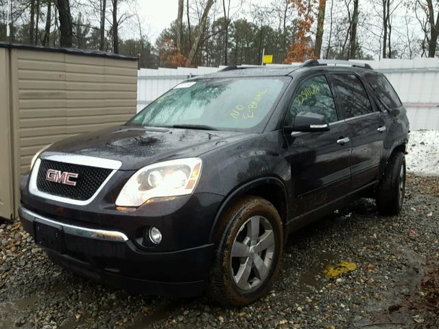 1GKKVRED1BJ129960 - 2011 GMC ACADIA SLT BLACK photo 2