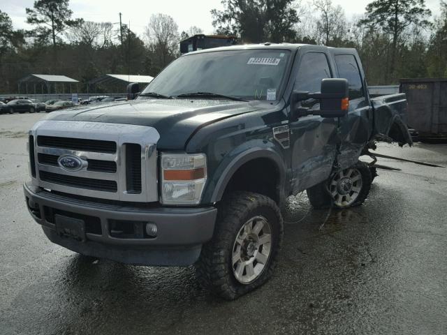 1FTSW2BR2AEA98631 - 2010 FORD F250 SUPER GREEN photo 2