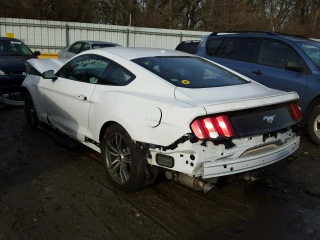 1FA6P8TH3F5334868 - 2015 FORD MUSTANG WHITE photo 3