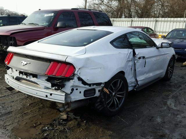 1FA6P8TH3F5334868 - 2015 FORD MUSTANG WHITE photo 4