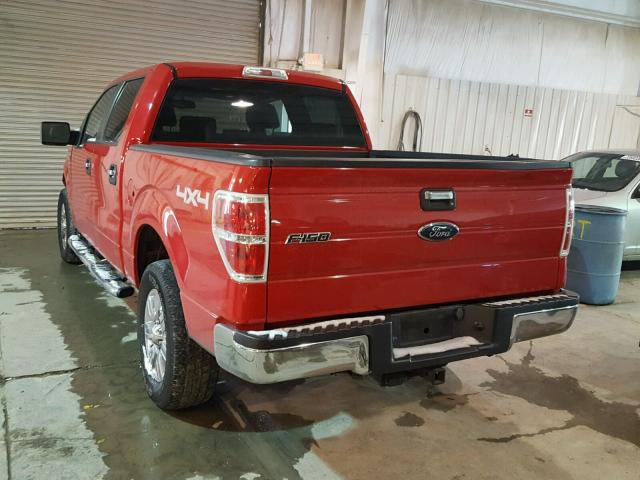 1FTPW14V59FB19813 - 2009 FORD F150 SUPER RED photo 3