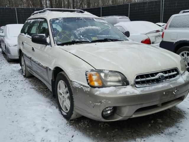 4S3BH675337618088 - 2003 SUBARU LEGACY OUT BEIGE photo 1