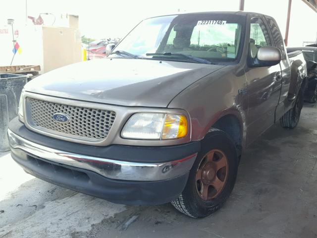 2FTZX07211CA52726 - 2001 FORD F150 TAN photo 2
