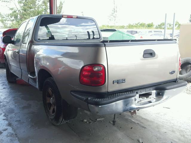 2FTZX07211CA52726 - 2001 FORD F150 TAN photo 3