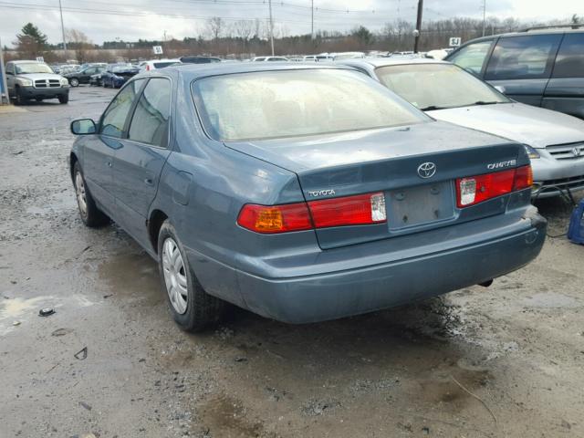 4T1BG22K01U794342 - 2001 TOYOTA CAMRY CE BLUE photo 3