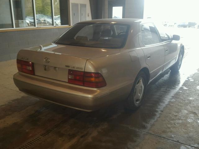 JT8BH28F8V0097234 - 1997 LEXUS LS 400 BEIGE photo 4