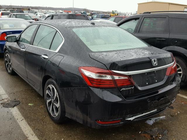 1HGCR2F83GA243805 - 2016 HONDA ACCORD EXL BLACK photo 3