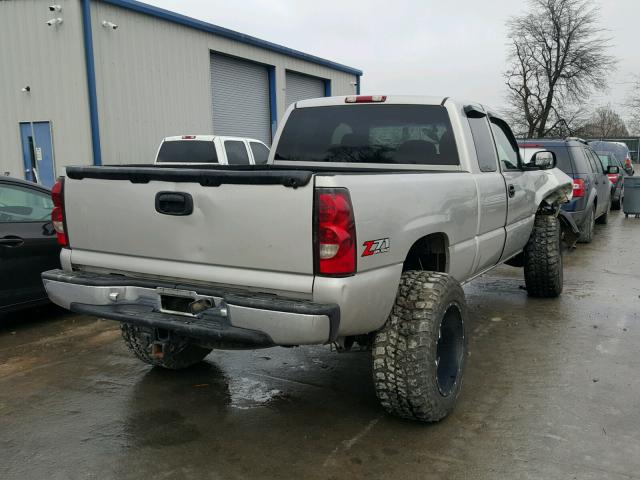 2GCEK19T341206863 - 2004 CHEVROLET SILVERADO GRAY photo 4