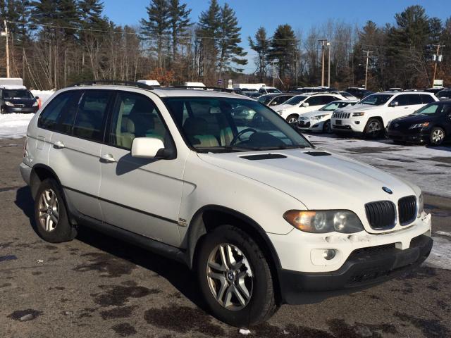 5UXFA13595LY01440 - 2005 BMW X5 3.0I WHITE photo 1