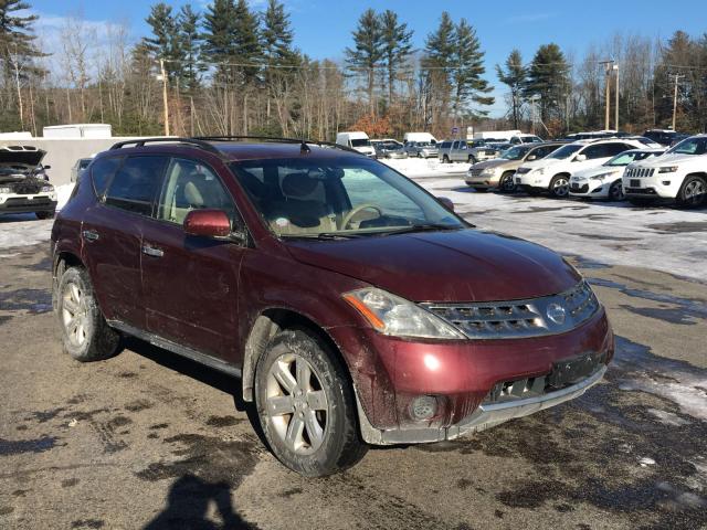 JN8AZ08W56W518294 - 2006 NISSAN MURANO SL BURGUNDY photo 1