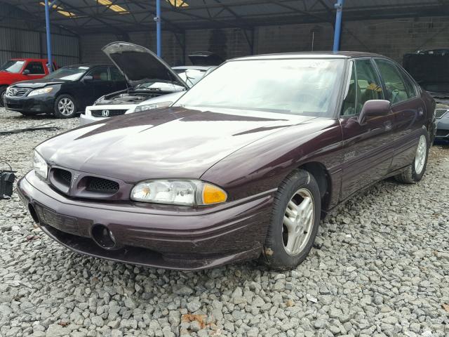 1G2HZ52K0VH239338 - 1997 PONTIAC BONNEVILLE MAROON photo 2