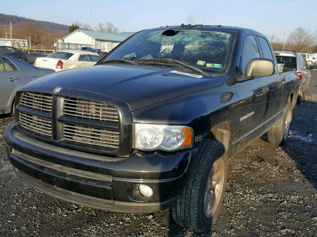 1D7HU18D24J216605 - 2004 DODGE RAM 1500 S BLACK photo 2