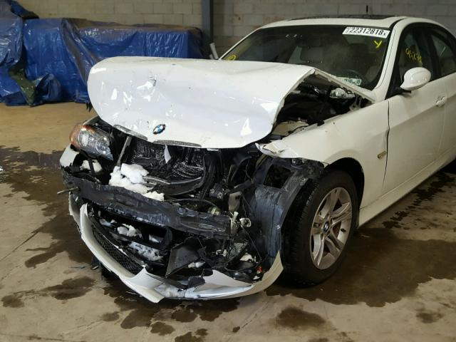 WBAVC73578KX91542 - 2008 BMW 328 XI SUL WHITE photo 9