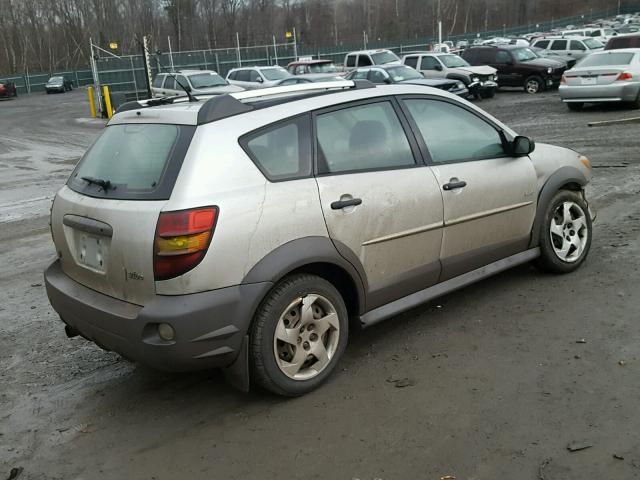 5Y2SL62874Z439137 - 2004 PONTIAC VIBE SILVER photo 4