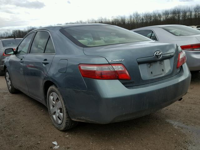 4T1BE46K67U571498 - 2007 TOYOTA CAMRY NEW BLUE photo 3