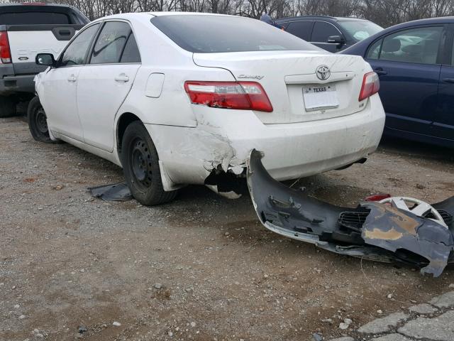 4T1BE46K69U874896 - 2009 TOYOTA CAMRY BASE WHITE photo 3