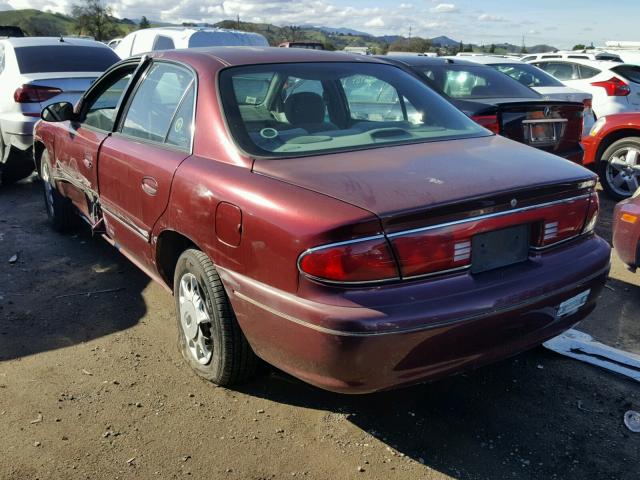 2G4WS52J0Y1135529 - 2000 BUICK CENTURY CU MAROON photo 3