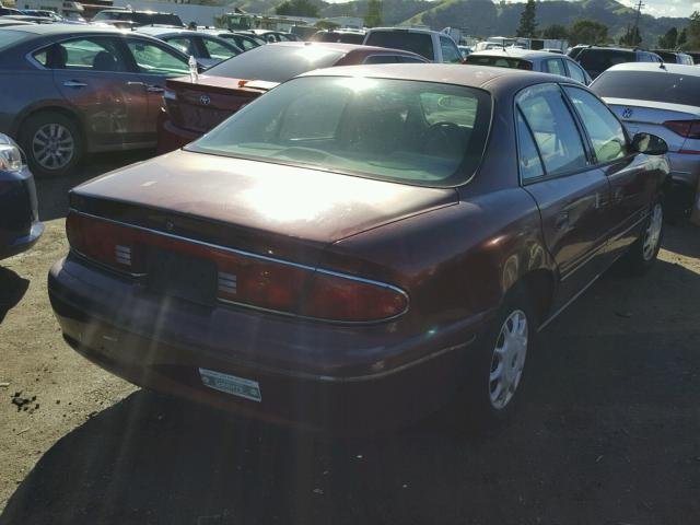 2G4WS52J0Y1135529 - 2000 BUICK CENTURY CU MAROON photo 4