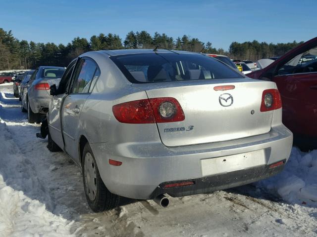 JM1BK12F341128016 - 2004 MAZDA 3 I SILVER photo 3