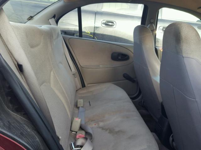 1G8ZF5280XZ335118 - 1999 SATURN SL RED photo 6