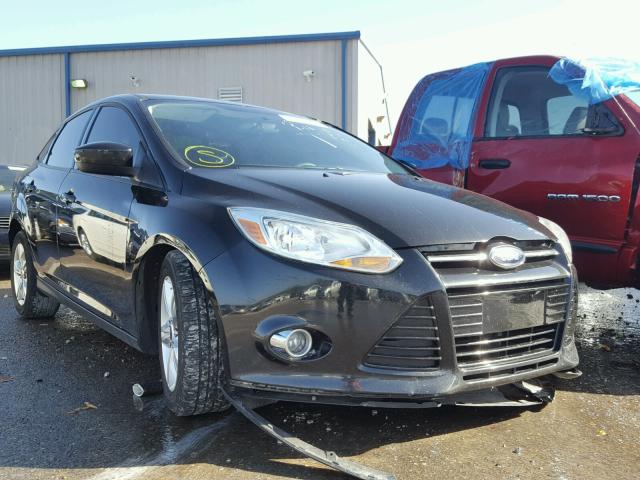 1FAHP3F29CL443975 - 2012 FORD FOCUS SE BLACK photo 1