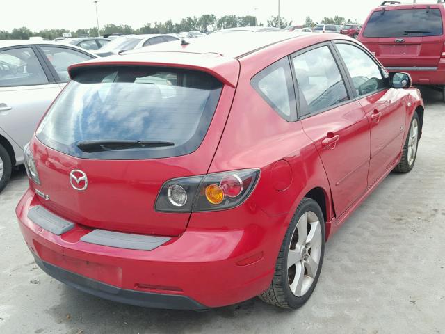 JM1BK143X61415780 - 2006 MAZDA 3 HATCHBAC RED photo 4