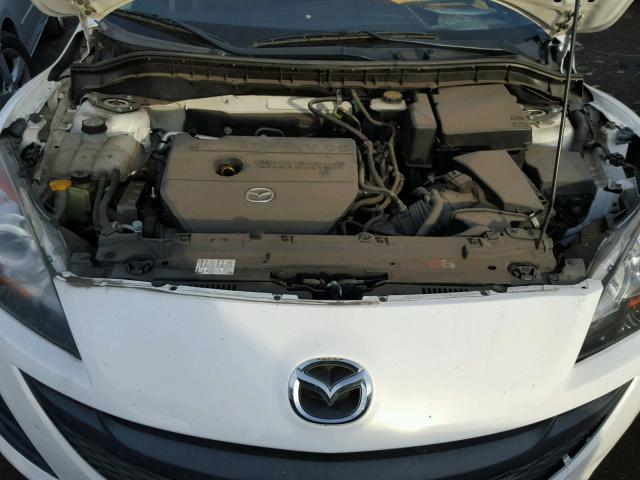 JM1BL1SG9A1341165 - 2010 MAZDA 3 I WHITE photo 7