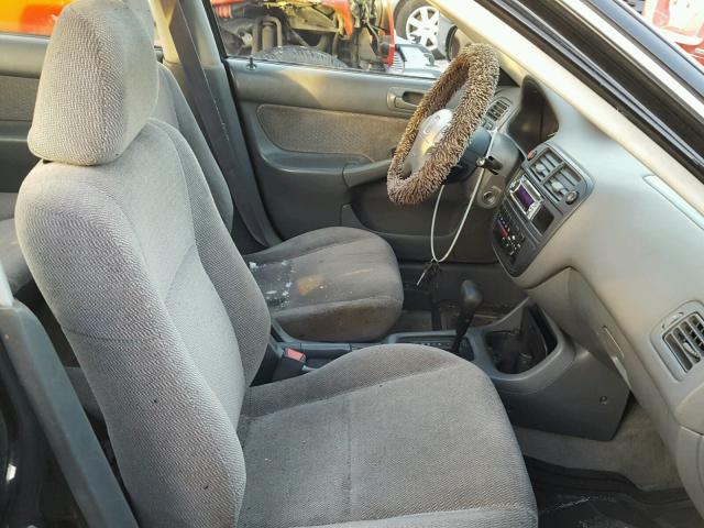 1HGEJ8640TL052986 - 1996 HONDA CIVIC EX შავი ფოტო 5