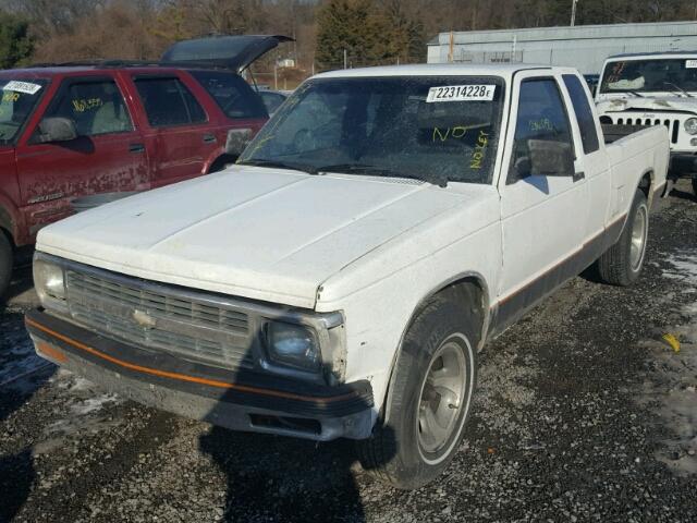 1GCCS19Z3N8123668 - 1992 CHEVROLET S TRUCK S1 WHITE photo 2