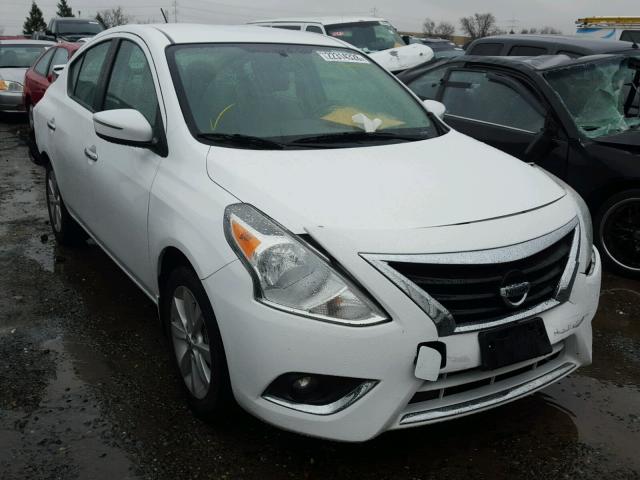 3N1CN7AP1FL850348 - 2015 NISSAN VERSA S WHITE photo 1