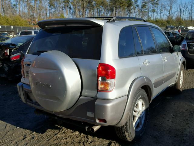 JTEGH20V910023711 - 2001 TOYOTA RAV4 GRAY photo 4