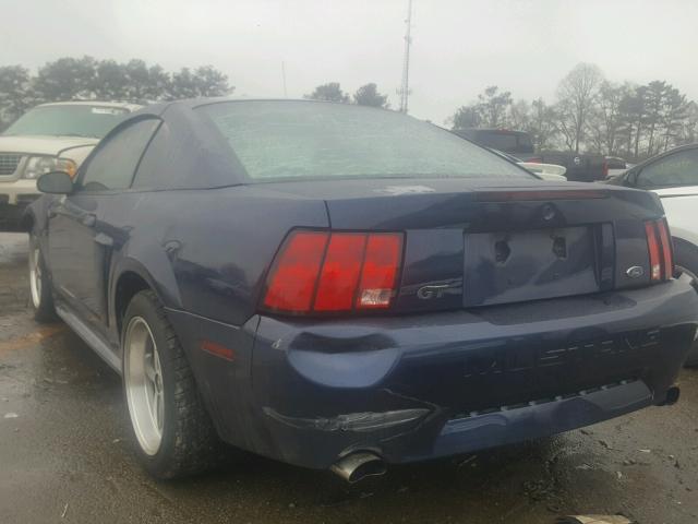 1FAFP42X73F348568 - 2003 FORD MUSTANG GT BLUE photo 3