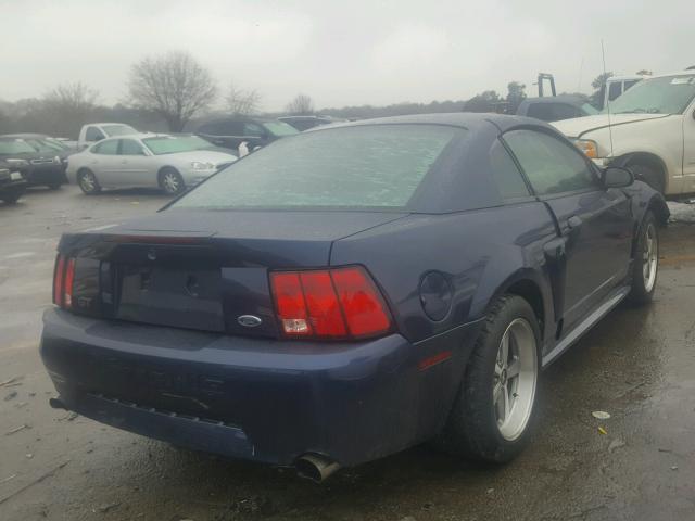 1FAFP42X73F348568 - 2003 FORD MUSTANG GT BLUE photo 4
