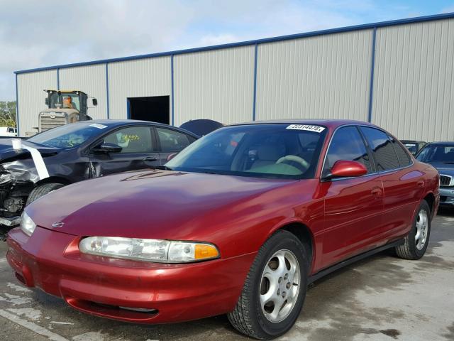 1G3WX52K8WF405370 - 1998 OLDSMOBILE INTRIGUE G RED photo 2