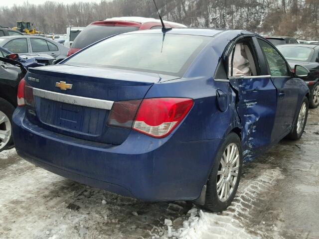 1G1PK5SC9C7378738 - 2012 CHEVROLET CRUZE ECO BLUE photo 4