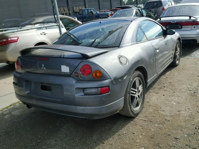 4A3AC74H13E170103 - 2003 MITSUBISHI ECLIPSE GT GRAY photo 4