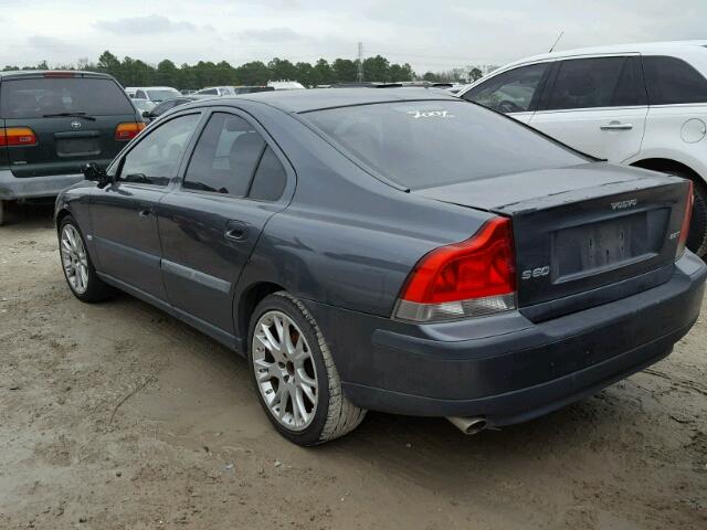 YV1RS59V942319334 - 2004 VOLVO S60 2.5T GRAY photo 3