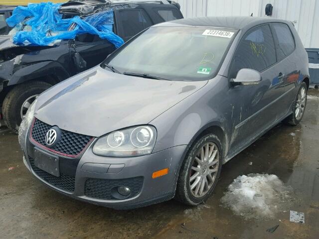 WVWEV71K17W022189 - 2007 VOLKSWAGEN NEW GTI GRAY photo 2