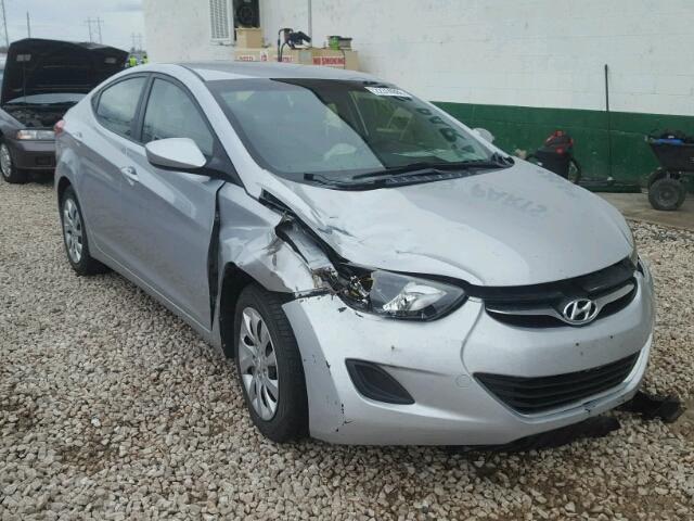 5NPDH4AE1BH013664 - 2011 HYUNDAI ELANTRA GL SILVER photo 1