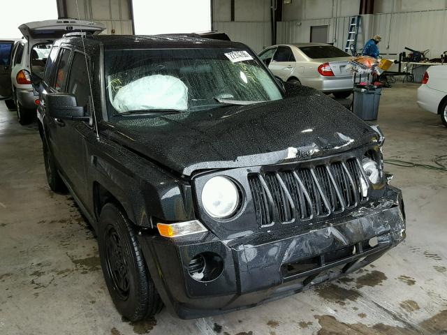 1J8FF28W28D716778 - 2008 JEEP PATRIOT SP BLACK photo 1