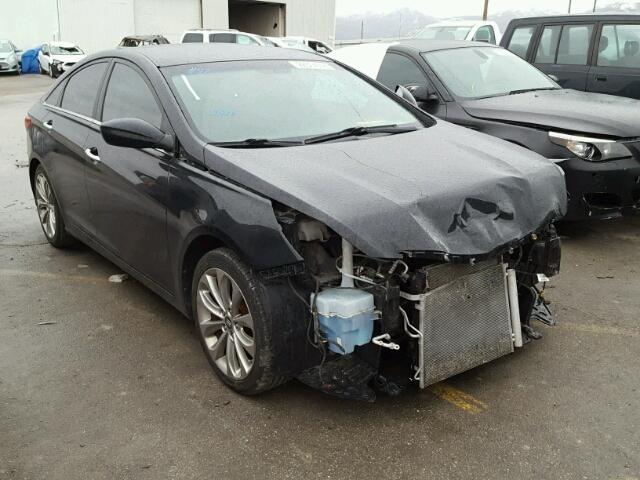 5NPEC4AB0CH443924 - 2012 HYUNDAI SONATA SE BLACK photo 1