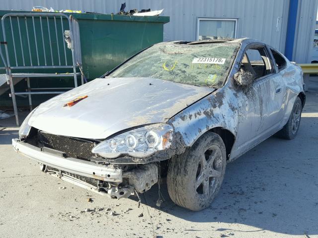 JH4DC54842C022220 - 2002 ACURA RSX SILVER photo 2